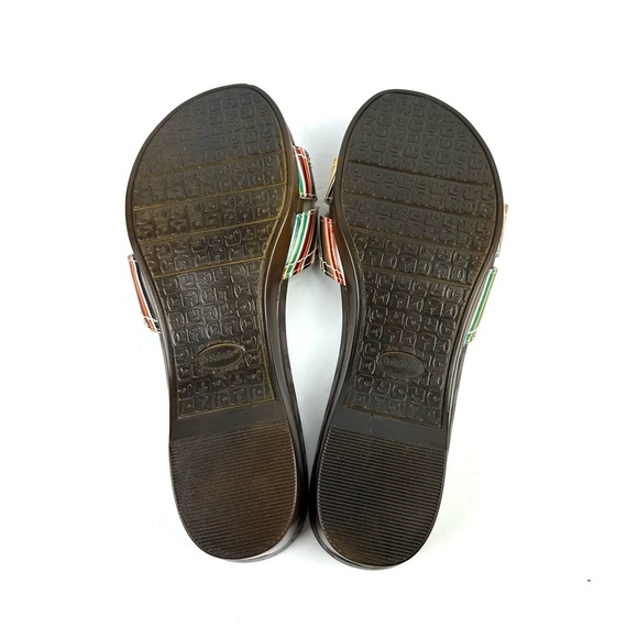 Dr Scholls Advanced Comfort Slides 9 Striped Slip On Sandals Womens Brand New - Picture 5 of 7